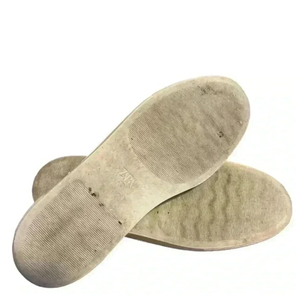 Zara Navy Blue Knit‎ Mesh Slip On Sneakers, 43 M9.5 - Picture 3 of 5